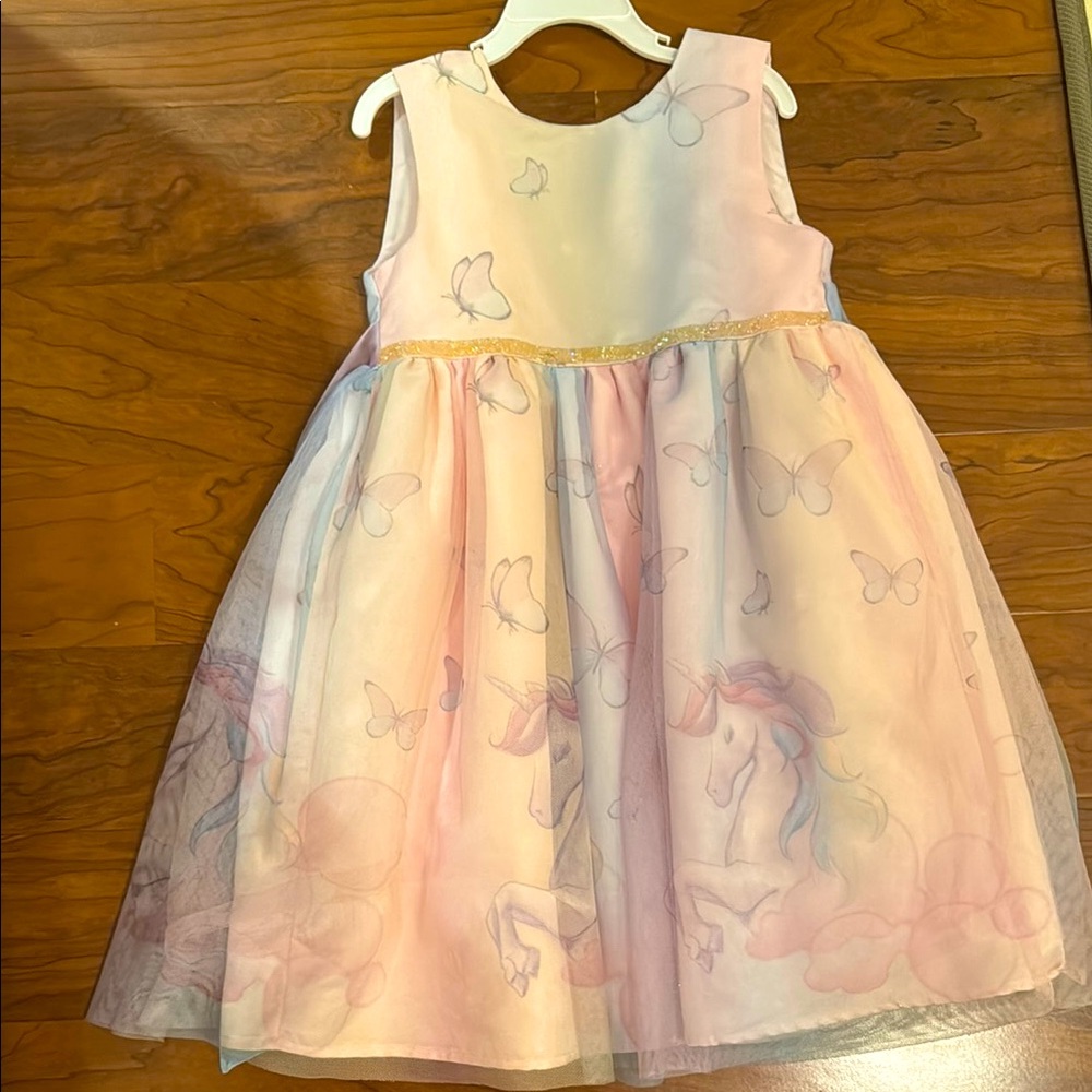 Butterfly and unicorn dress